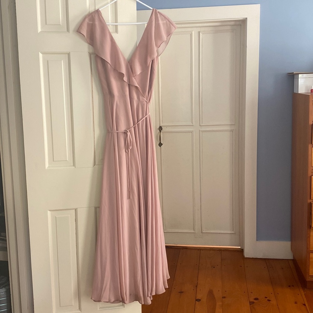 Jenny Yoo Faye Dress Whipped Apricot size 8